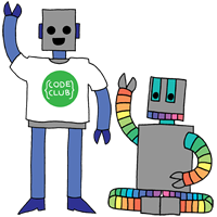 Two Code Club robots